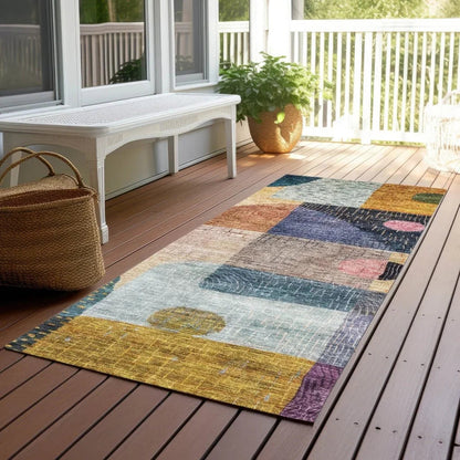 Noel Green Washable Indoor-Outdoor Rug-Outdoor Rugs-LOOMLAN Rugs-LOOMLAN