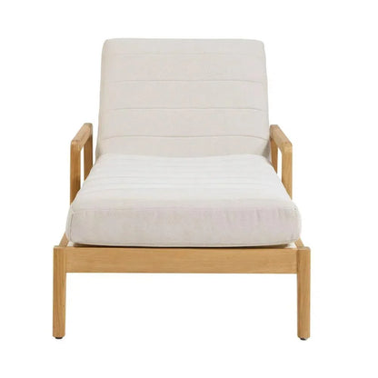 Noelle Lounger - Natural Palazzo Cream Outdoor-Outdoor Cabanas & Loungers-SUNPAN-LOOMLAN
