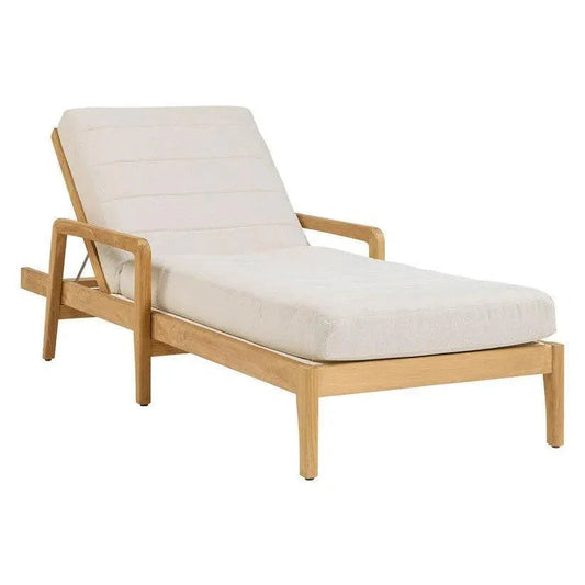 Noelle Lounger - Natural Palazzo Cream Outdoor-Outdoor Cabanas & Loungers-SUNPAN-LOOMLAN