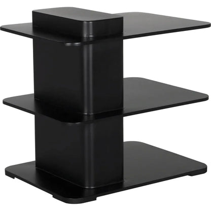 Noir Concoction Side Table Black Industrial Steel - LOOMLAN - Noir - Side Tables