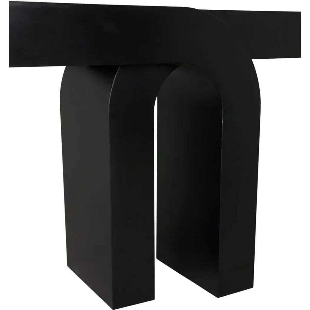 Noir Emporium Console Black Steel Furniture - LOOMLAN - Noir - Console Tables