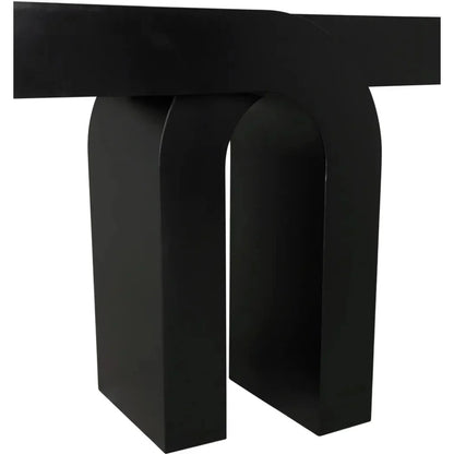 Noir Emporium Console Black Steel Furniture - LOOMLAN - Noir - Console Tables