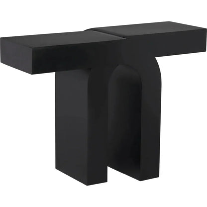 Noir Emporium Console Black Steel Furniture - LOOMLAN - Noir - Console Tables