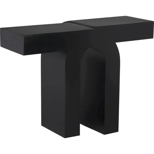 Noir Emporium Console Black Steel Furniture - LOOMLAN - Noir - Console Tables