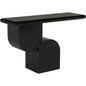 Noir Fraser Console Black Industrial Steel - LOOMLAN - Noir - Console Tables