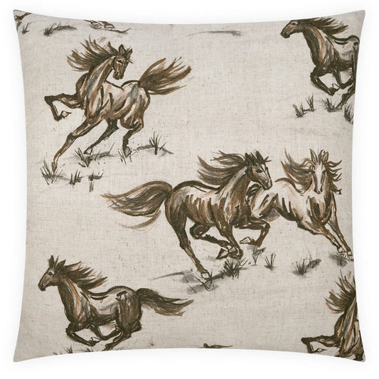 Nokota Off-White Throw Pillow