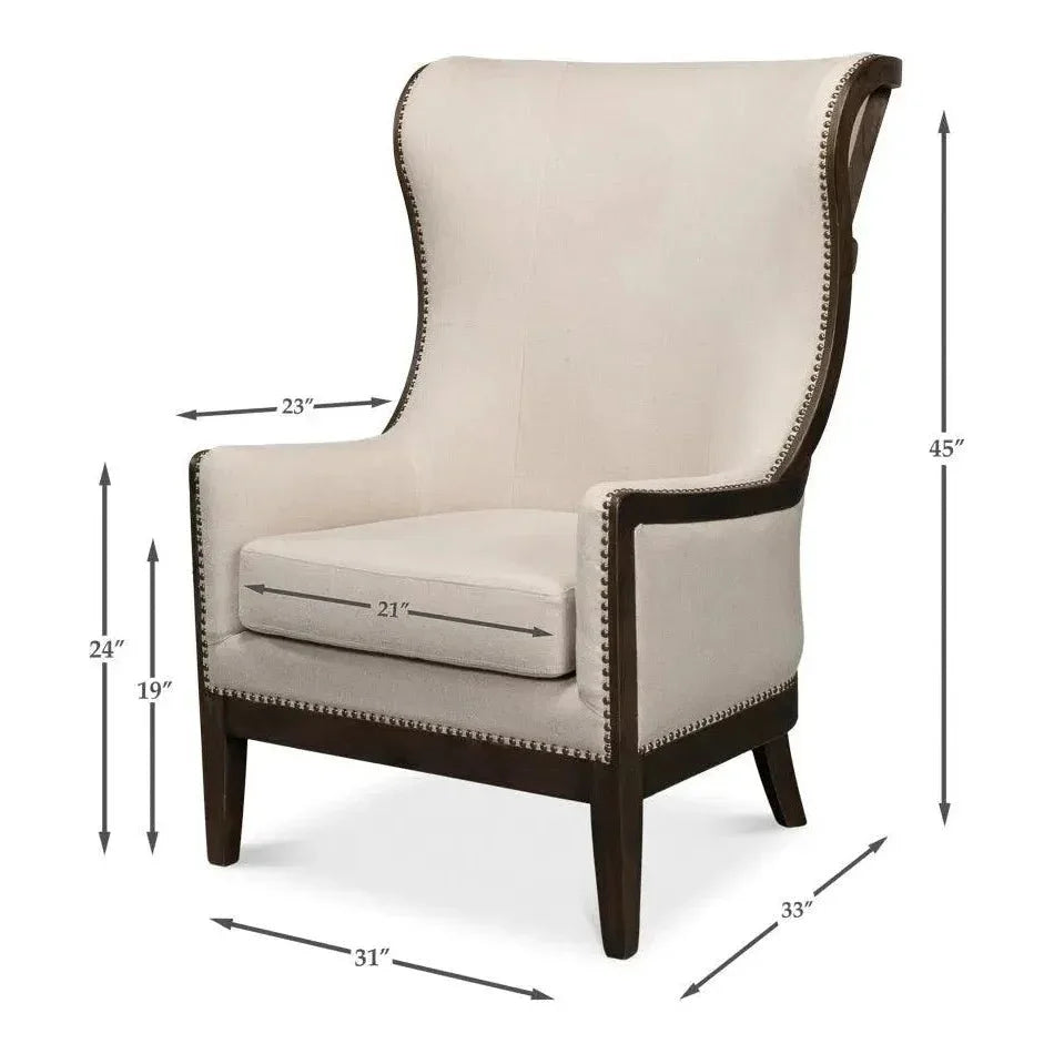 Nolan Side Chair - LOOMLAN - Sarreid - Accent Chairs