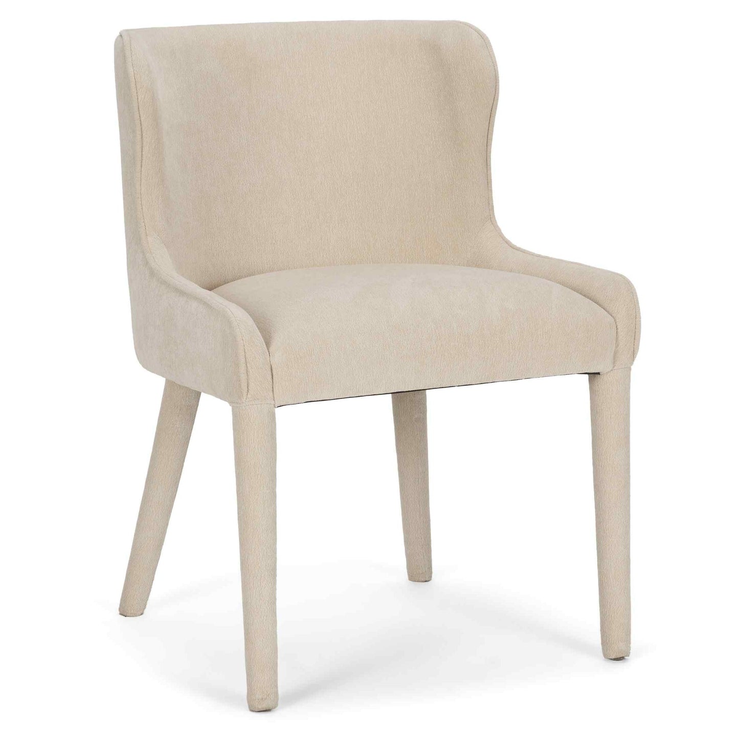 Nolan Slope Leather Armless Dining Chair 2PC