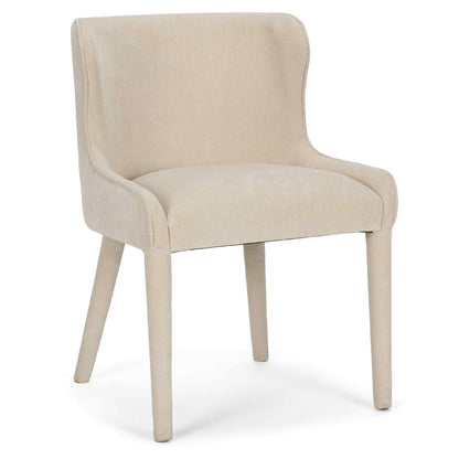 Nolan Slope Leather Armless Dining Chair 2PC