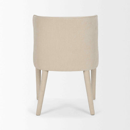 Nolan Slope Leather Armless Dining Chair 2PC