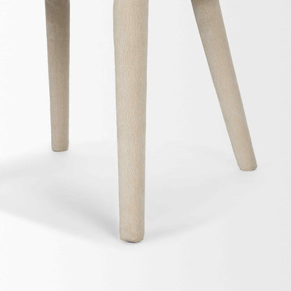 Nolan Slope Leather Armless Dining Chair 2PC