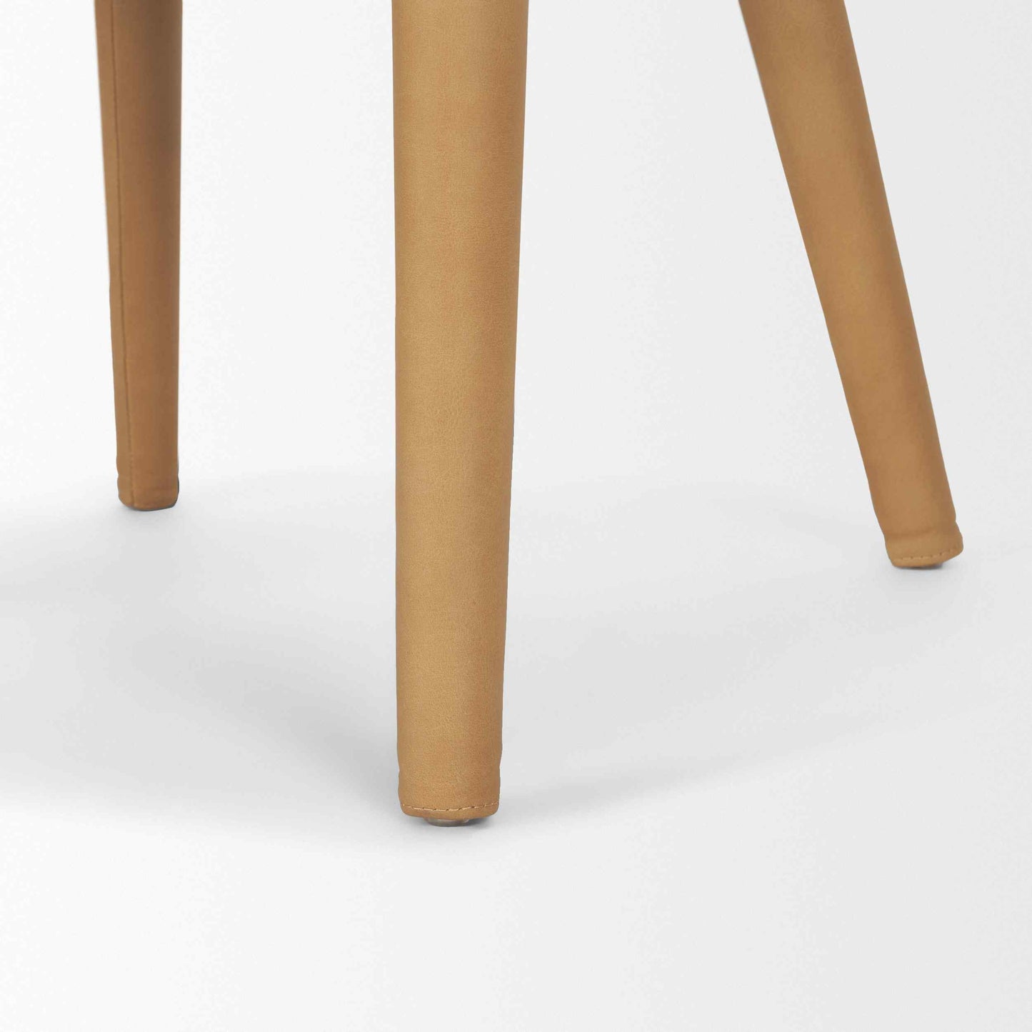 Nolan Slope Leather Armless Dining Chair 2PC