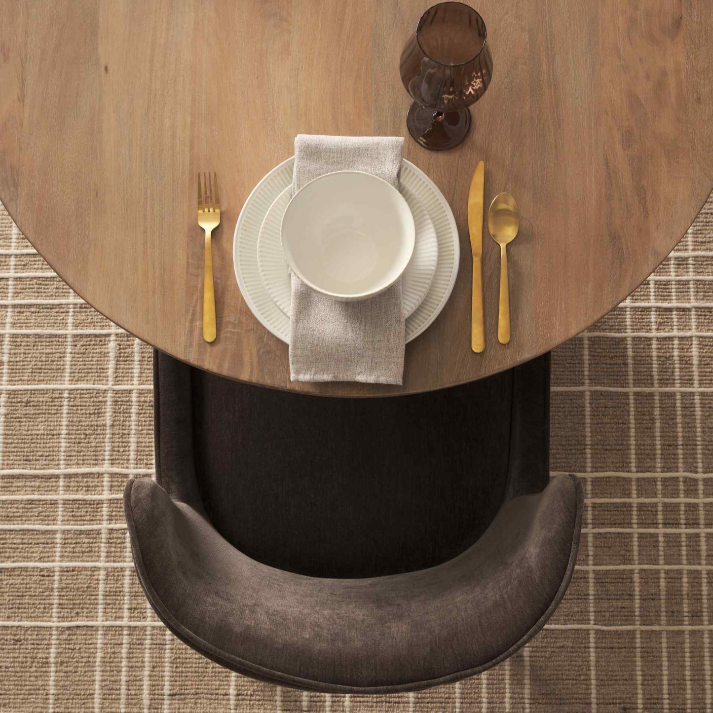 Nolan Slope Leather Armless Dining Chair 2PC