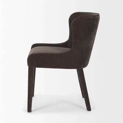 Nolan Slope Leather Armless Dining Chair 2PC