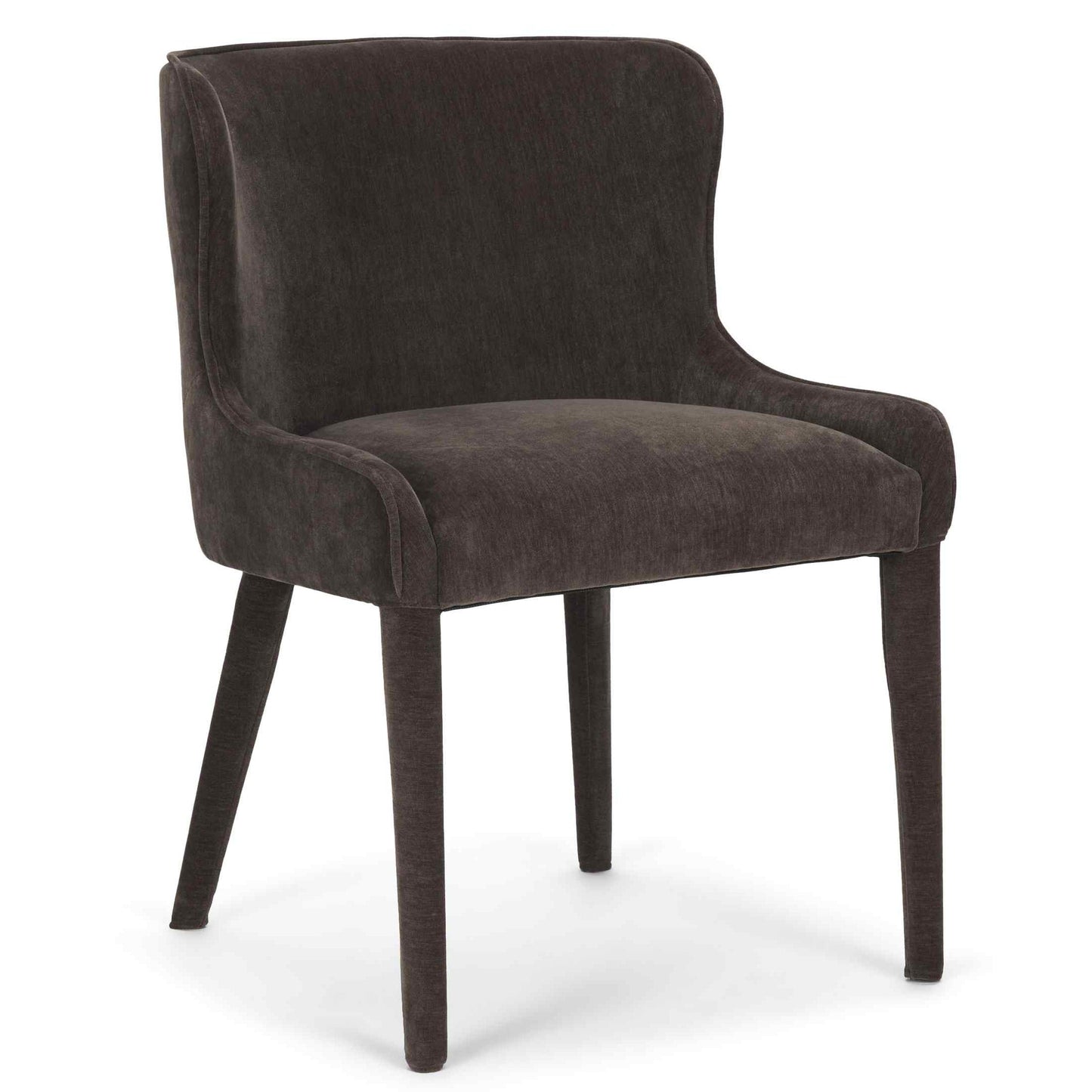 Nolan Slope Leather Armless Dining Chair 2PC