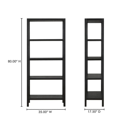 Nolan Versatile Design Wood Etagere-Etageres-Moe's Home-LOOMLAN