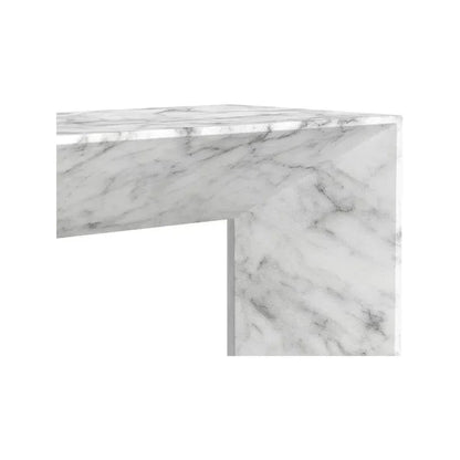 Nomad Concrete Outdoor Backless Bench-Outdoor Benches-SUNPAN-LOOMLAN