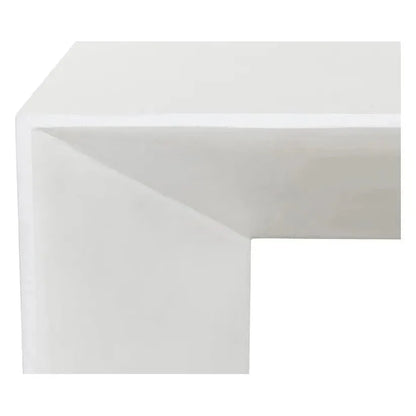 Nomad Concrete Outdoor Rectangular Coffee Table-Outdoor Coffee Tables-SUNPAN-LOOMLAN