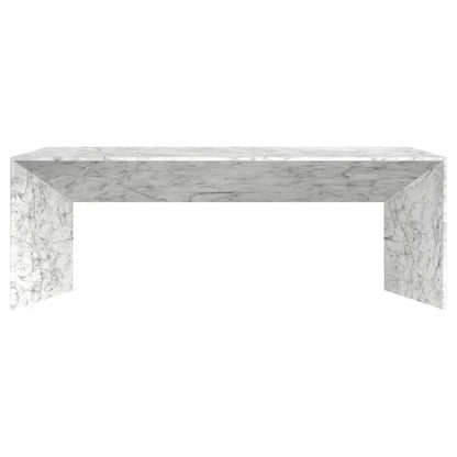 Nomad Concrete Outdoor Rectangular Coffee Table-Outdoor Coffee Tables-SUNPAN-LOOMLAN