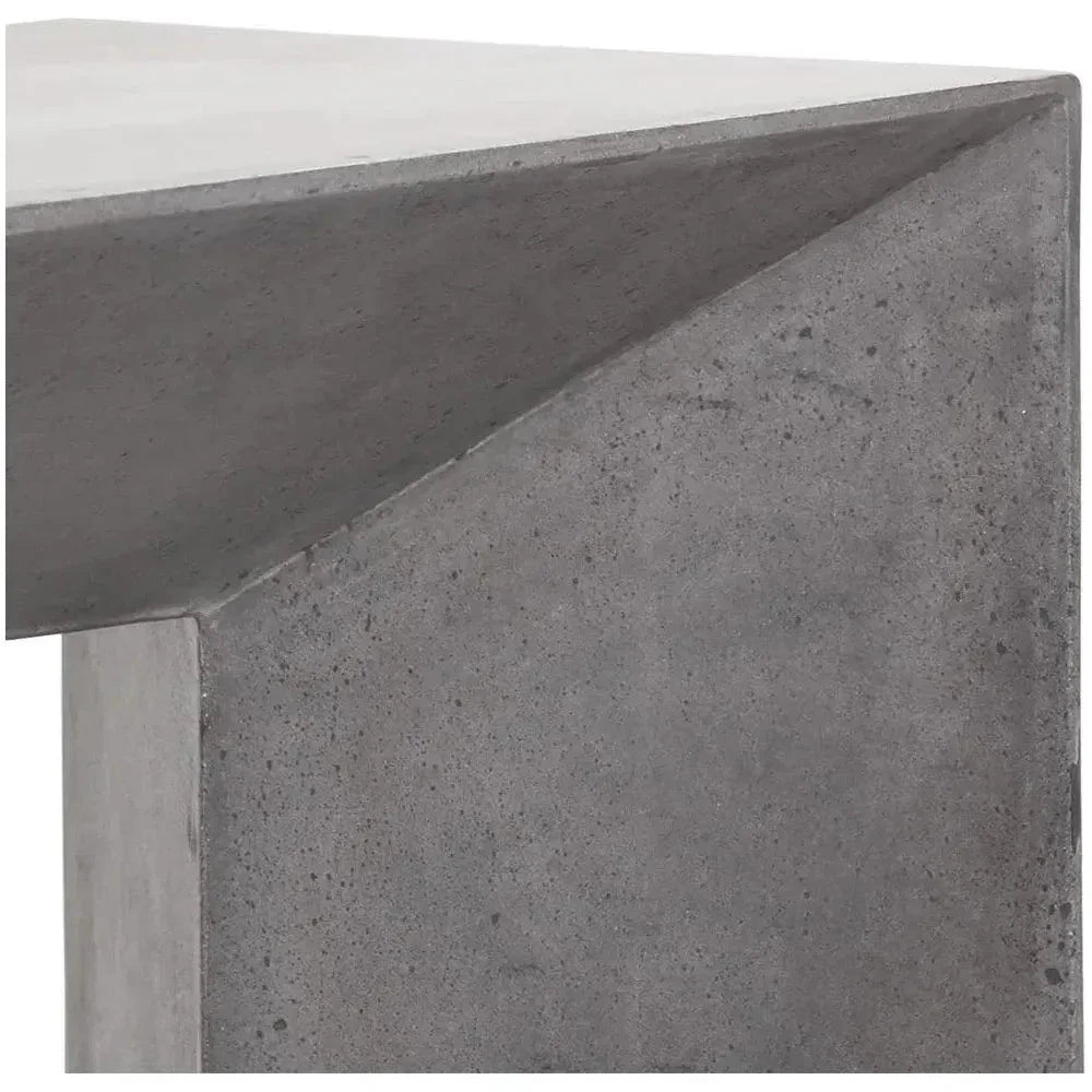 Nomad Console Table Grey Concrete-Outdoor Console Tables-SUNPAN-LOOMLAN