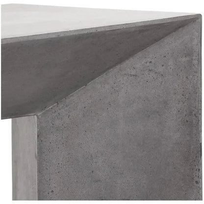 Nomad Console Table Grey Concrete-Outdoor Console Tables-SUNPAN-LOOMLAN