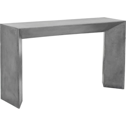 Nomad Console Table Grey Concrete-Outdoor Console Tables-SUNPAN-LOOMLAN