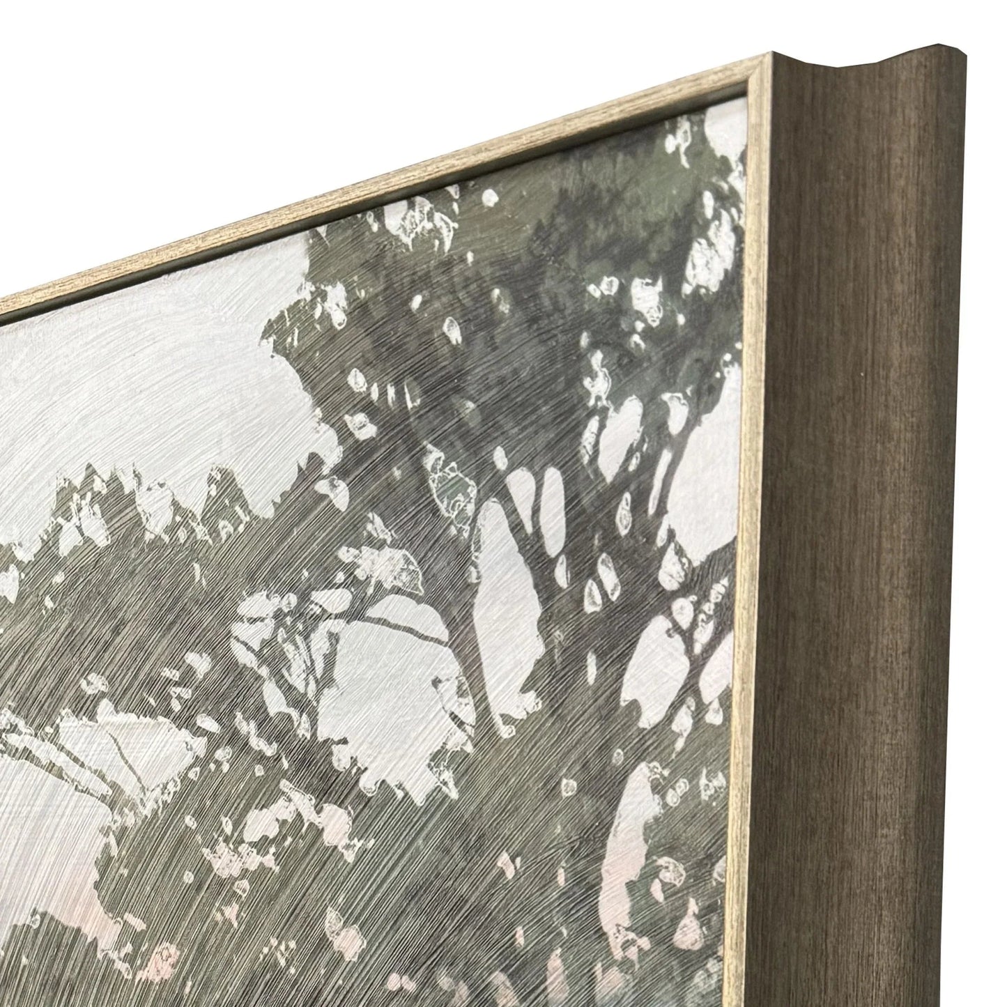 Noorong Transitional Green Framed Wall Art