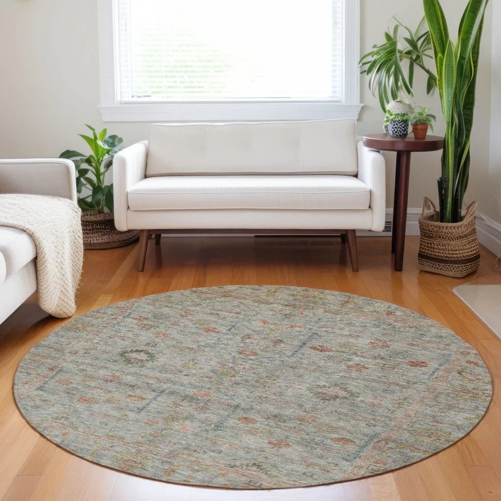 Nora Brown Washable Indoor-Outdoor Rug-Outdoor Rugs-LOOMLAN Rugs-LOOMLAN