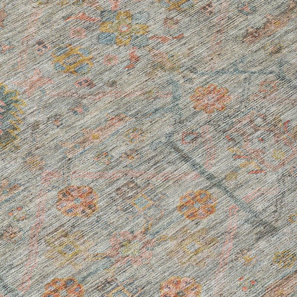 Nora Brown Washable Indoor-Outdoor Rug-Outdoor Rugs-LOOMLAN Rugs-LOOMLAN