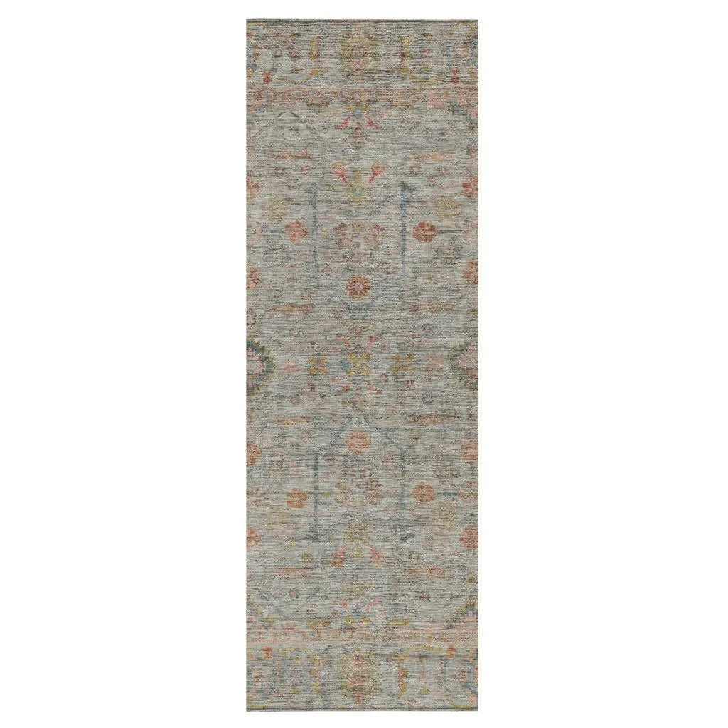 Nora Brown Washable Indoor-Outdoor Rug-Outdoor Rugs-LOOMLAN Rugs-2'3" x 7'6"-LOOMLAN