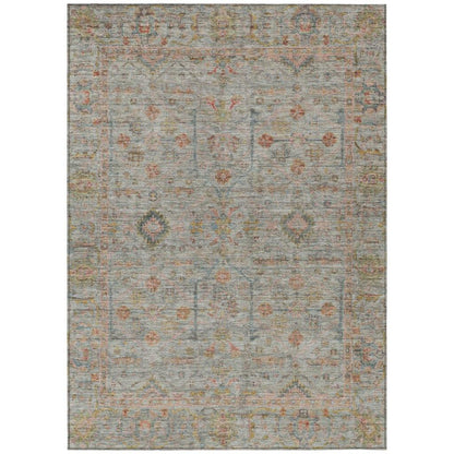 Nora Brown Washable Indoor-Outdoor Rug-Outdoor Rugs-LOOMLAN Rugs-2'6" x 3'10"-LOOMLAN