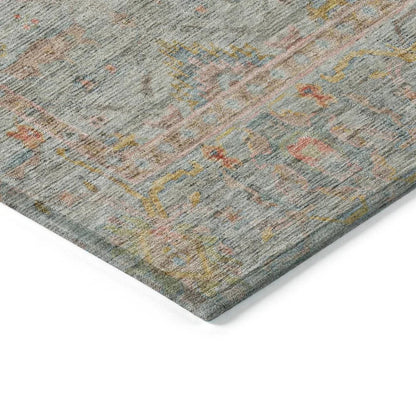 Nora Brown Washable Indoor-Outdoor Rug-Outdoor Rugs-LOOMLAN Rugs-LOOMLAN