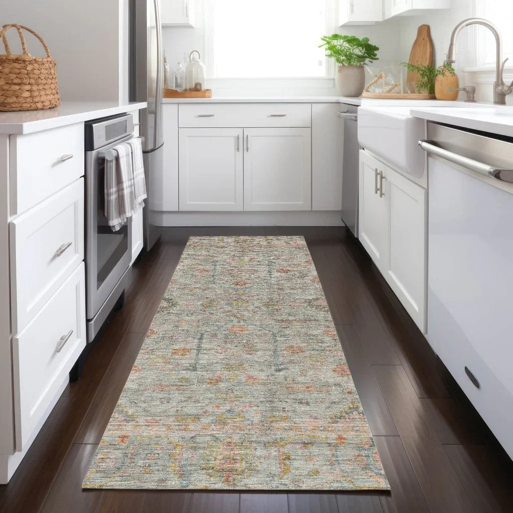 Nora Brown Washable Indoor-Outdoor Rug-Outdoor Rugs-LOOMLAN Rugs-LOOMLAN