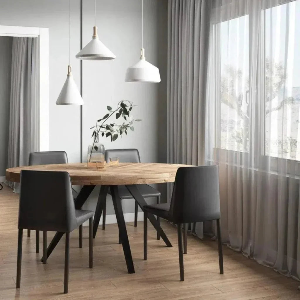 Nora Kitchen Dining Chair Vegan Leather - LOOMLAN - Moe's Home - Dining Chairs