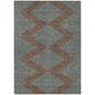Norelia Brown Washable Indoor-Outdoor Rug-Outdoor Rugs-LOOMLAN Rugs-2'6" x 3'10"-LOOMLAN