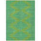 Norelia Green Washable Indoor-Outdoor Rug-Outdoor Rugs-LOOMLAN Rugs-2'6" x 3'10"-LOOMLAN
