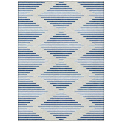 Norelia Ivory Washable Indoor-Outdoor Rug-Outdoor Rugs-LOOMLAN Rugs-2'6" x 3'10"-LOOMLAN