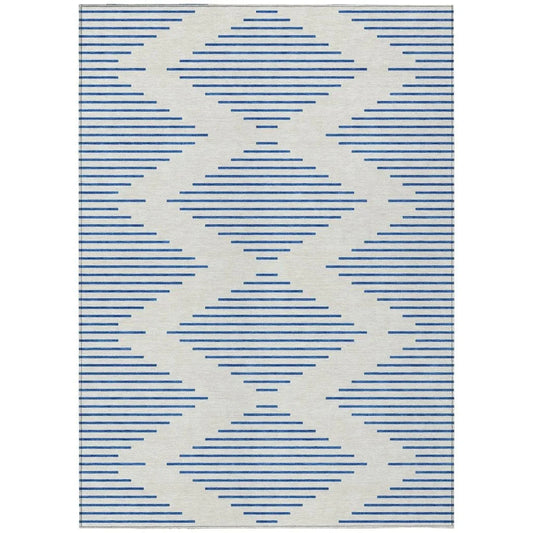 Norelia Ivory Washable Indoor-Outdoor Rug-Outdoor Rugs-LOOMLAN Rugs-2'6" x 3'10"-LOOMLAN
