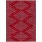 Norelia Red Washable Indoor-Outdoor Rug-Outdoor Rugs-LOOMLAN Rugs-2'6" x 3'10"-LOOMLAN