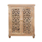 Norella Coastal Tall Bar Cabinet Carved Wood Doors-Home Bar Cabinets-LOOMLAN-LOOMLAN