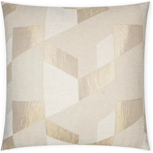 Noren Glam Geometric Gold Large Throw Pillow Insert - LOOMLAN - D.V. Kap - Throw Pillows