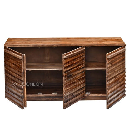 Norvella Three Doors Wood Sideboard