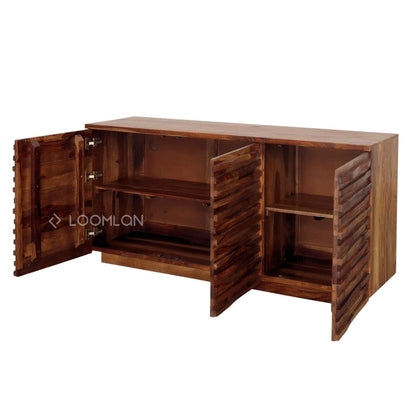 Norvella Three Doors Wood Sideboard