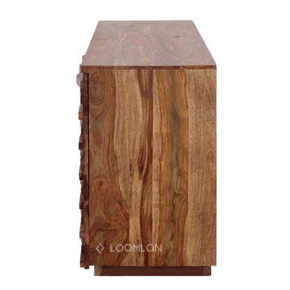 Norvella Three Doors Wood Sideboard