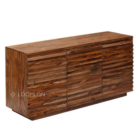 Norvella Three Doors Wood Sideboard