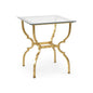 Norwich Clear Glass Top Square Side Table - LOOMLAN - Chelsea House - Side Tables