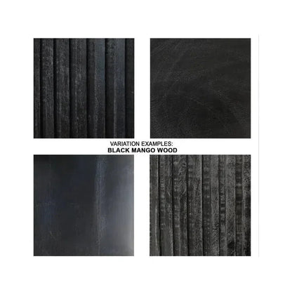 Notch Wooden Round Side Table - LOOMLAN - Jamie Young - Side Tables