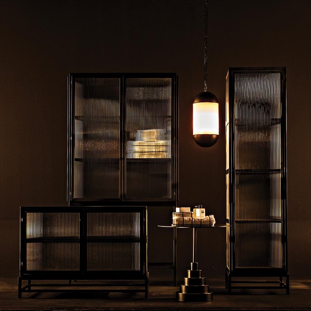 Nova Industrial Steel Black Side Table - LOOMLAN - Noir - Side Tables