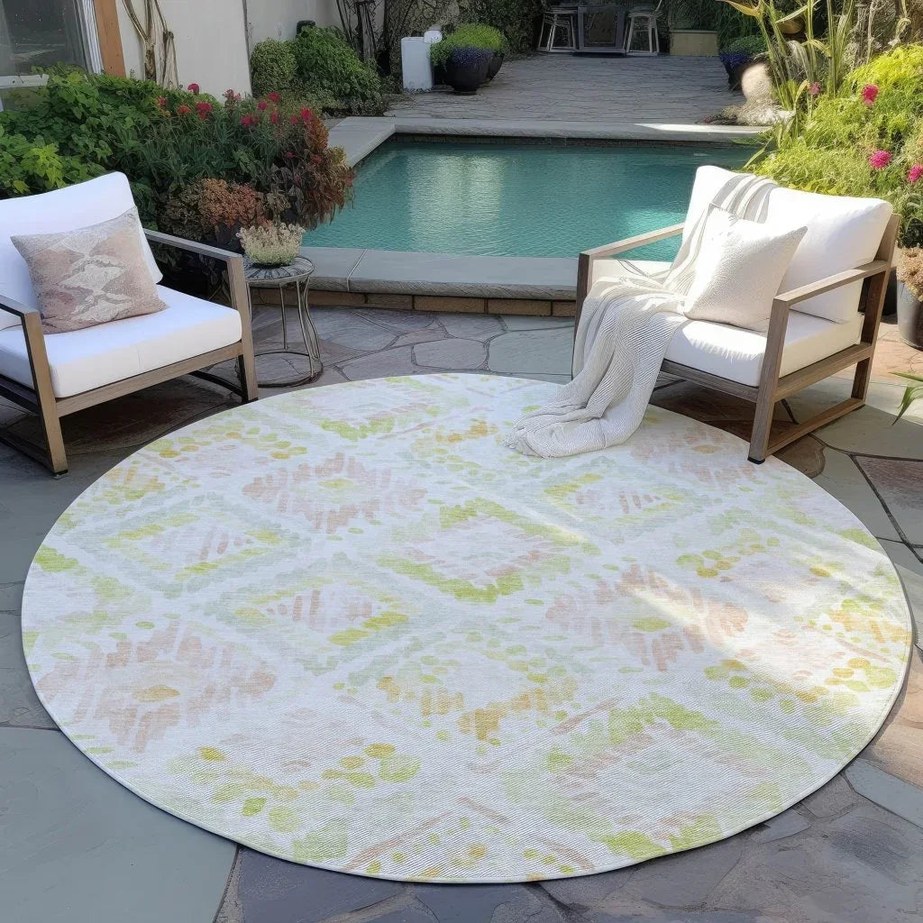 Nova Pink Washable Indoor-Outdoor Rug-Outdoor Rugs-LOOMLAN Rugs-LOOMLAN