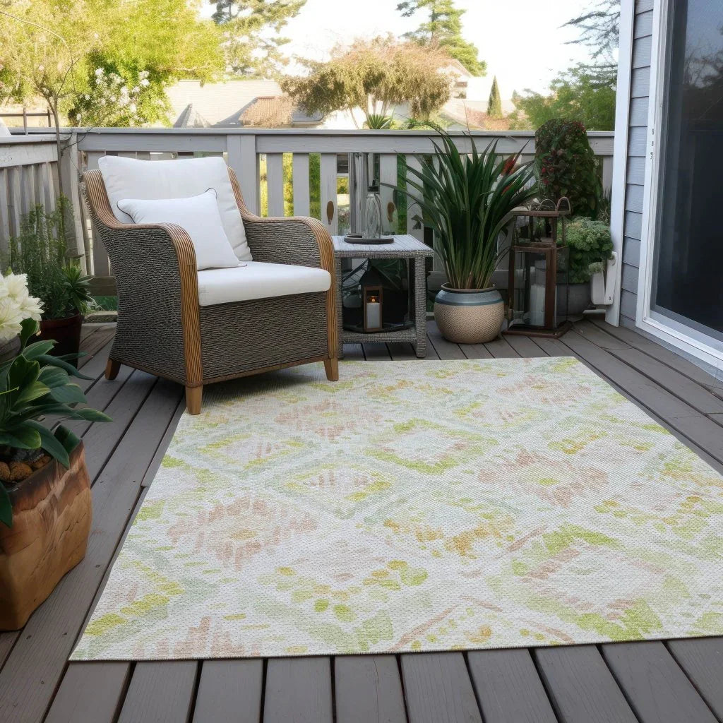 Nova Pink Washable Indoor-Outdoor Rug-Outdoor Rugs-LOOMLAN Rugs-LOOMLAN
